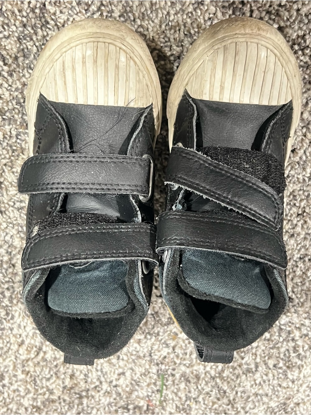 Sorel Kids Black and Cream Hook-and-Loop Sneakers